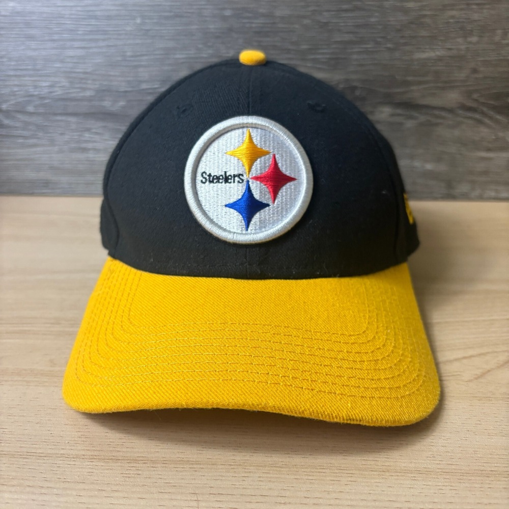 Pittsburgh Steelers‎ Hat Cap Strap Back Black NFL Football New Era Adjustable